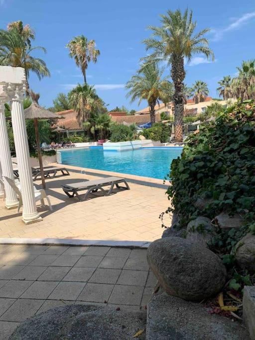 קאנט אן רוסיון Appartement Cosy Confort Parking Clim Wifi Linge Acces Piscine Non Inclus מראה חיצוני תמונה